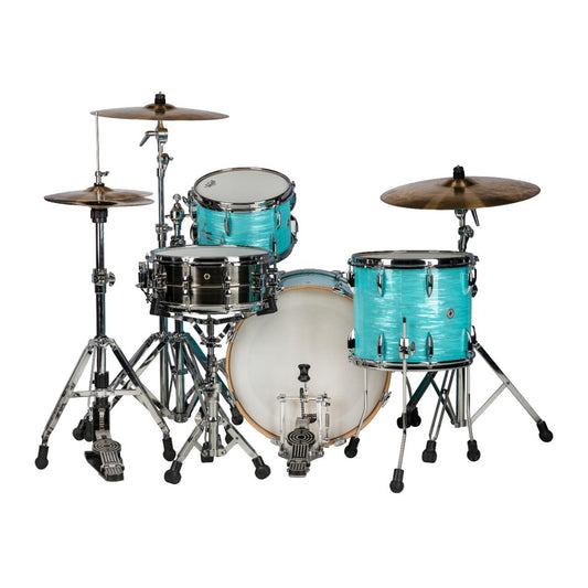 Sonor Vintage 3pc Drum Set w/No Tom Arm California Blue - Drum Center Of Portsmouth