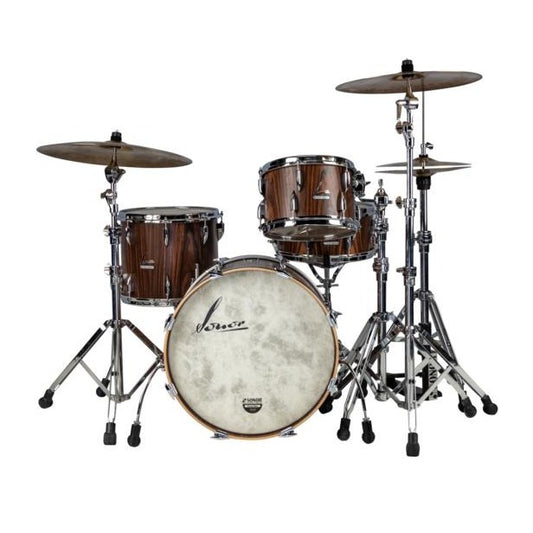 Sonor Vintage 3pc Drum Set w/No Tom Arm Rosewood Semi Gloss - Drum Center Of Portsmouth