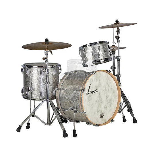 Sonor Vintage 3pc Drum Set Vintage Silver Glitter 22/13/16 - Drum Center Of Portsmouth