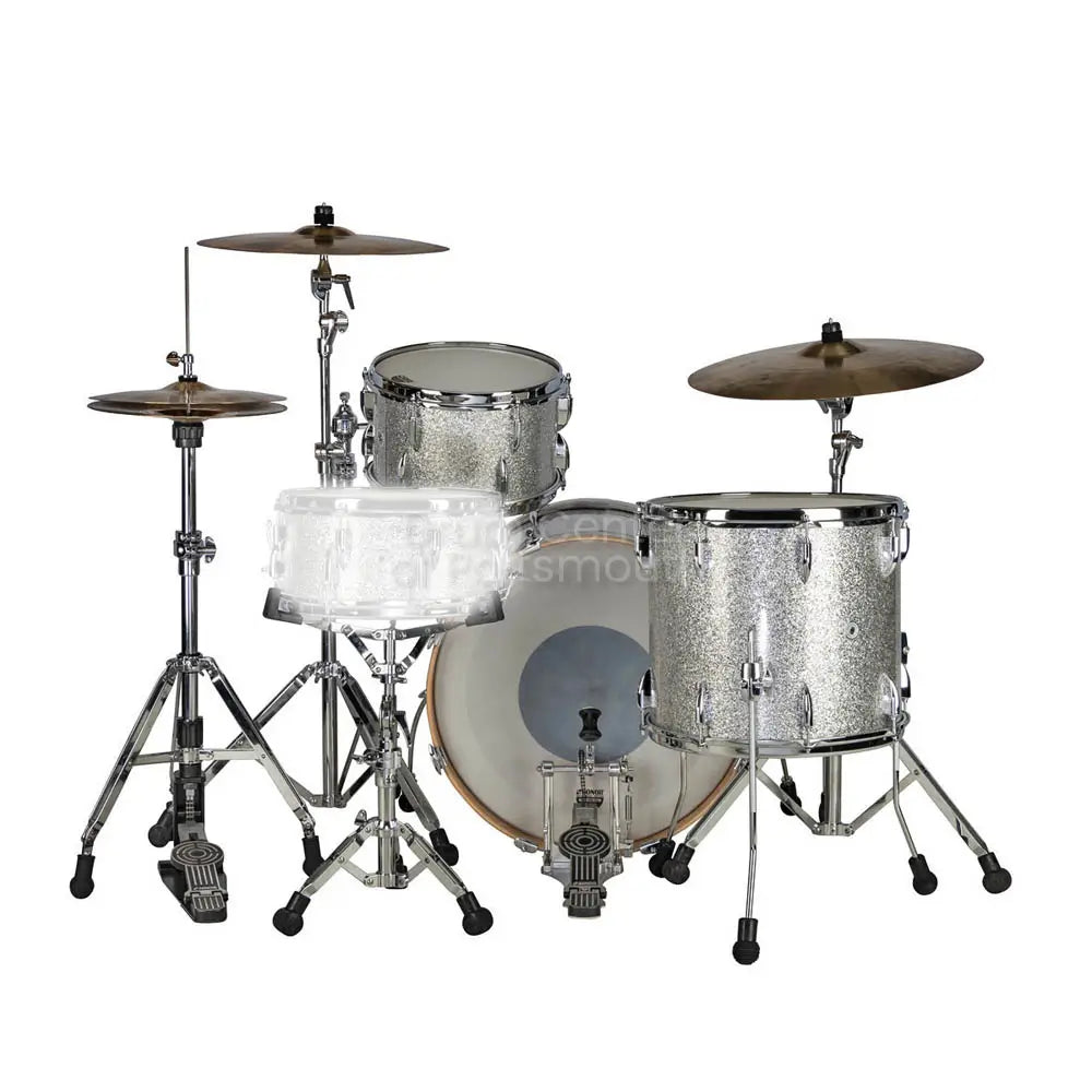 Sonor Vintage 3pc Drum Set Vintage Silver Glitter 22/13/16 - Drum Center Of Portsmouth