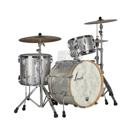 Sonor Vintage Series 22BD 3pc Drum Set w/Mount Vintage Silver Glitter - Drum Center Of Portsmouth
