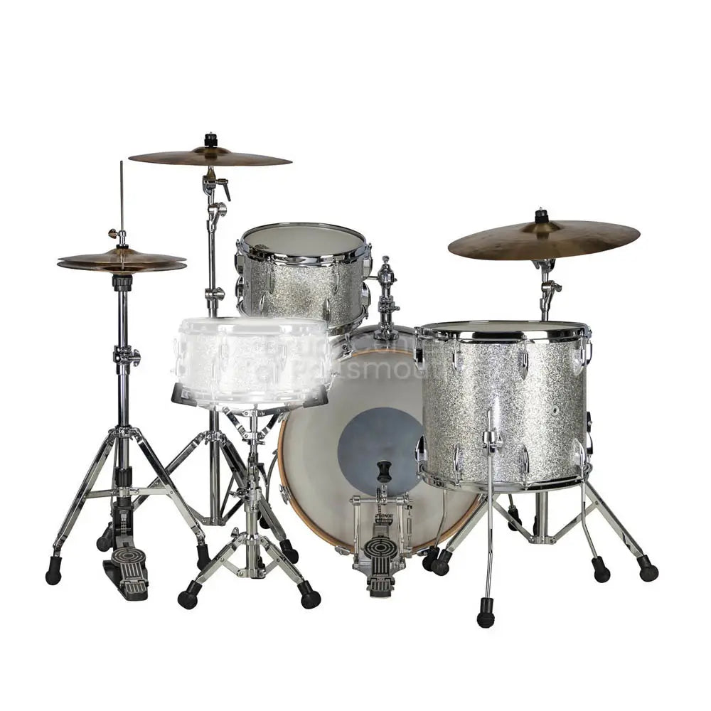 Sonor Vintage Series 22BD 3pc Drum Set w/Mount Vintage Silver Glitter - Drum Center Of Portsmouth