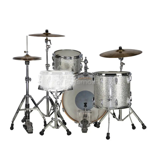 Sonor Vintage Series 22BD 3pc Drum Set w/Mount Vintage Silver Glitter - Drum Center Of Portsmouth