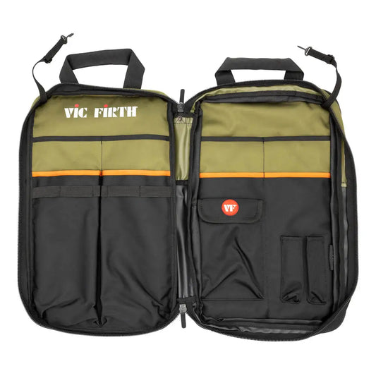 Vic Firth Professional Stick Bag Green/Black - Drum Center Of Portsmouth
