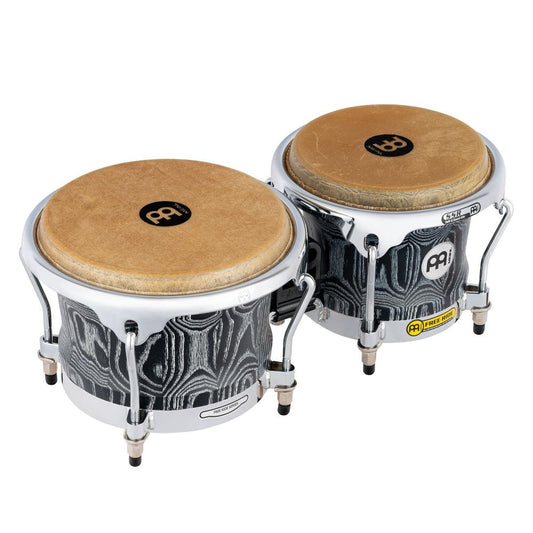 Meinl Woodcraft Bongos Vintage Black 7 & 8 1/2 - Drum Center Of Portsmouth