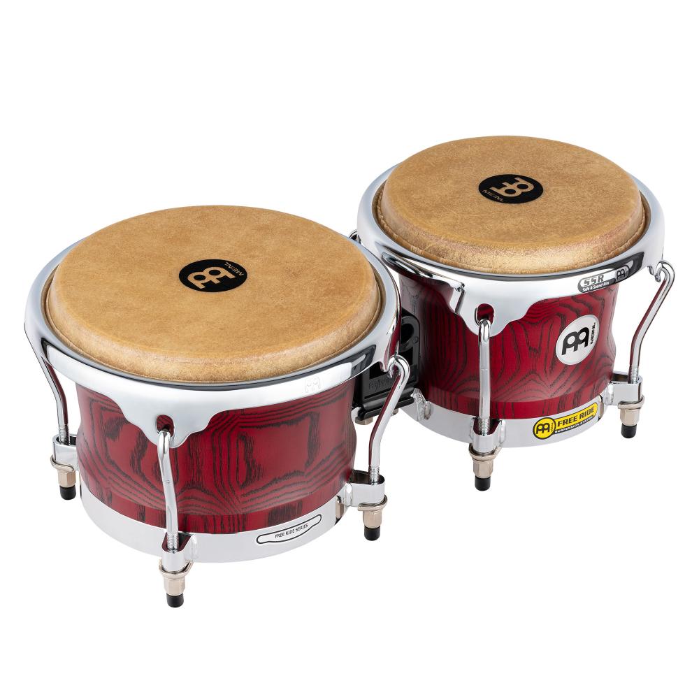 Meinl Woodcraft Bongos Vintage Vintage Red 7 & 8 1/2 - Drum Center Of Portsmouth