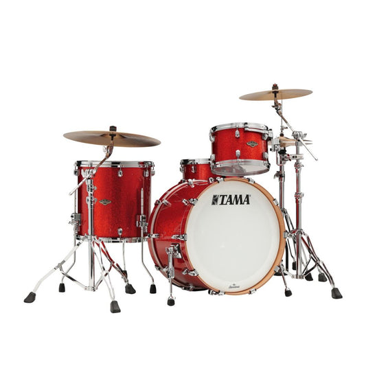 Tama Starclassic Walnut/Birch 3pc Drum Set Garnet Red Sparkle - Drum Center Of Portsmouth