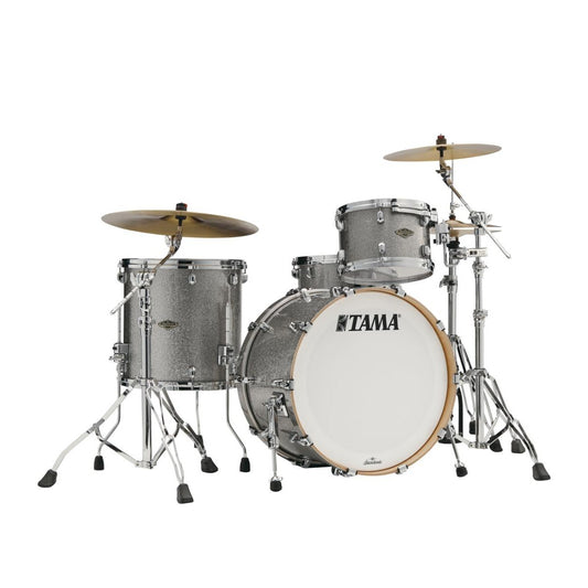 Tama Starclassic Walnut/Birch 3pc Drum Set Smoked Silver Sparkle - Drum Center Of Portsmouth