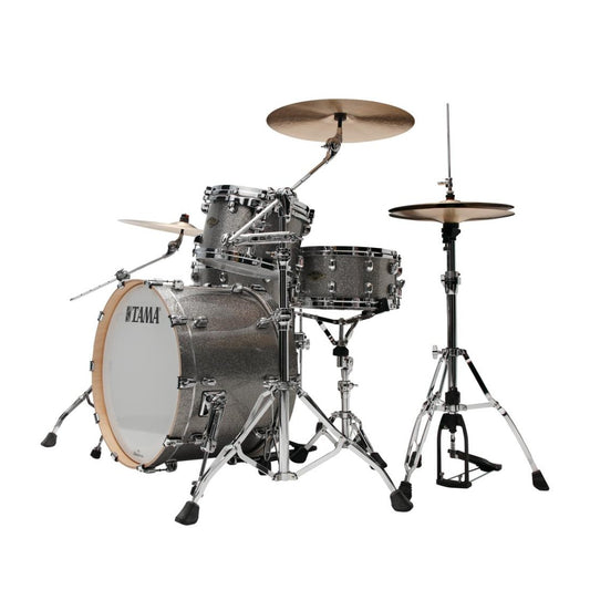 Tama Starclassic Walnut/Birch 3pc Drum Set Smoked Silver Sparkle - Drum Center Of Portsmouth