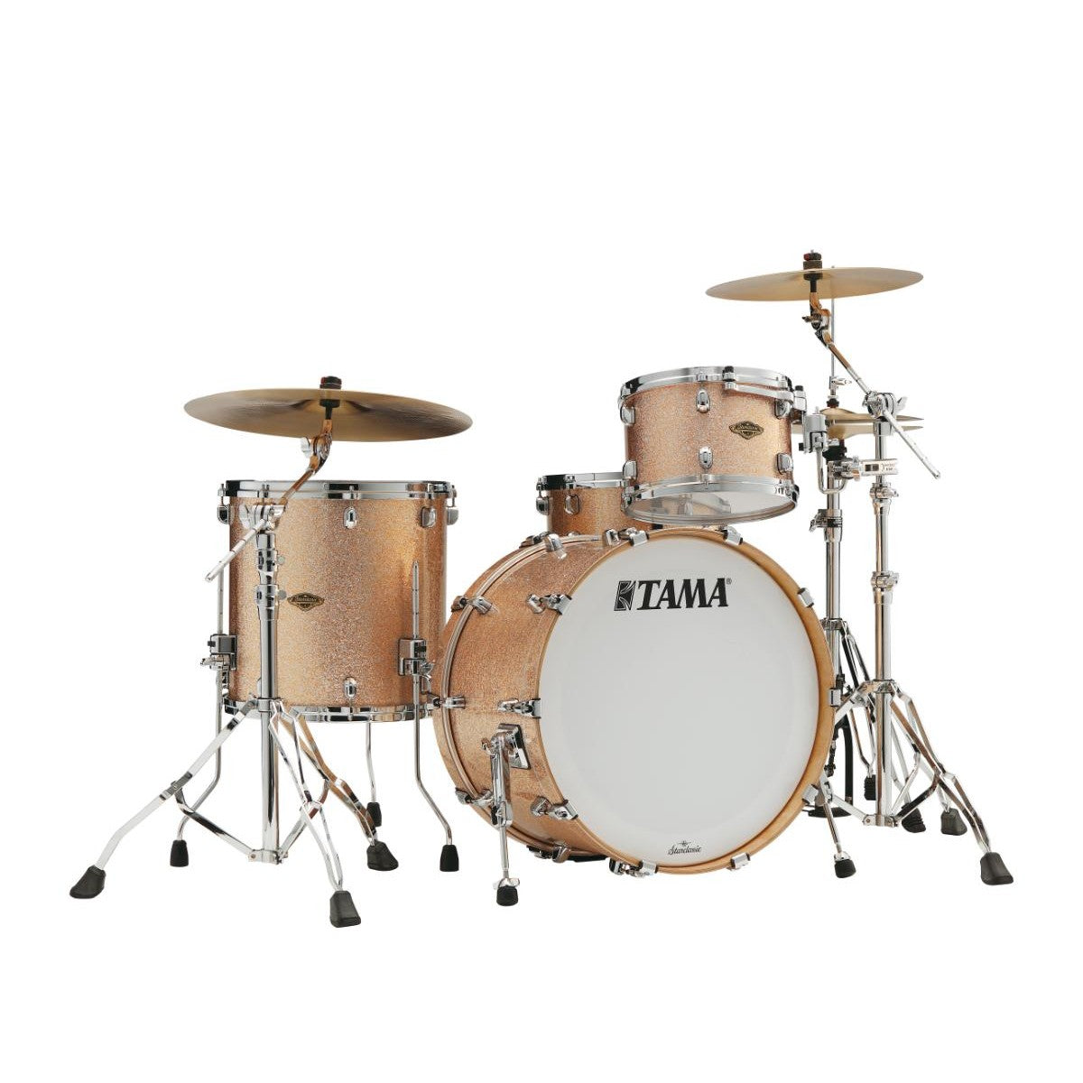 Tama Starclassic Walnut/Birch 3pc Drum Set Vintage Champagne Sparkle - Drum Center Of Portsmouth