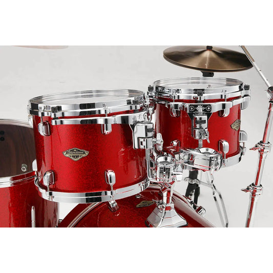 Tama Starclassic Walnut/Birch 4pc Drum Set Garnet Red Sparkle - Drum Center Of Portsmouth