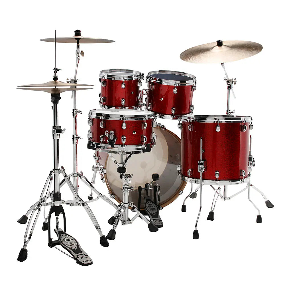 Tama Starclassic Walnut/Birch 4pc Drum Set Garnet Red Sparkle - Drum Center Of Portsmouth