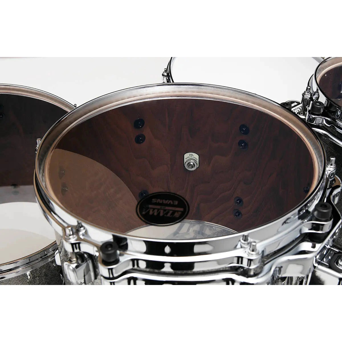 Tama Starclassic Walnut/Birch 4pc Drum Set Smoked Silver Sparkle - Drum Center Of Portsmouth