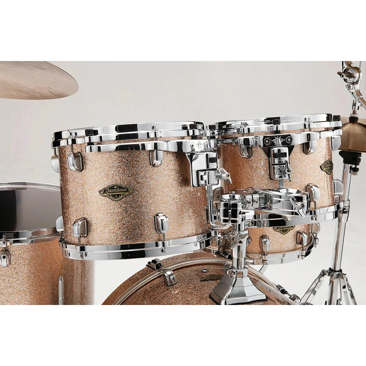Tama Starclassic Walnut/Birch 4pc Drum Set Vintage Champagne Sparkle - Drum Center Of Portsmouth