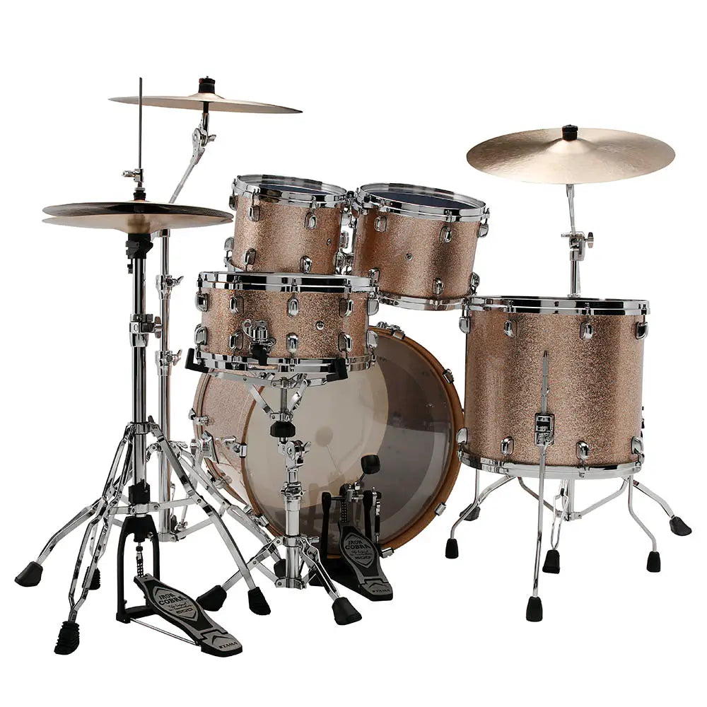 Tama Starclassic Walnut/Birch 4pc Drum Set Vintage Champagne Sparkle - Drum Center Of Portsmouth