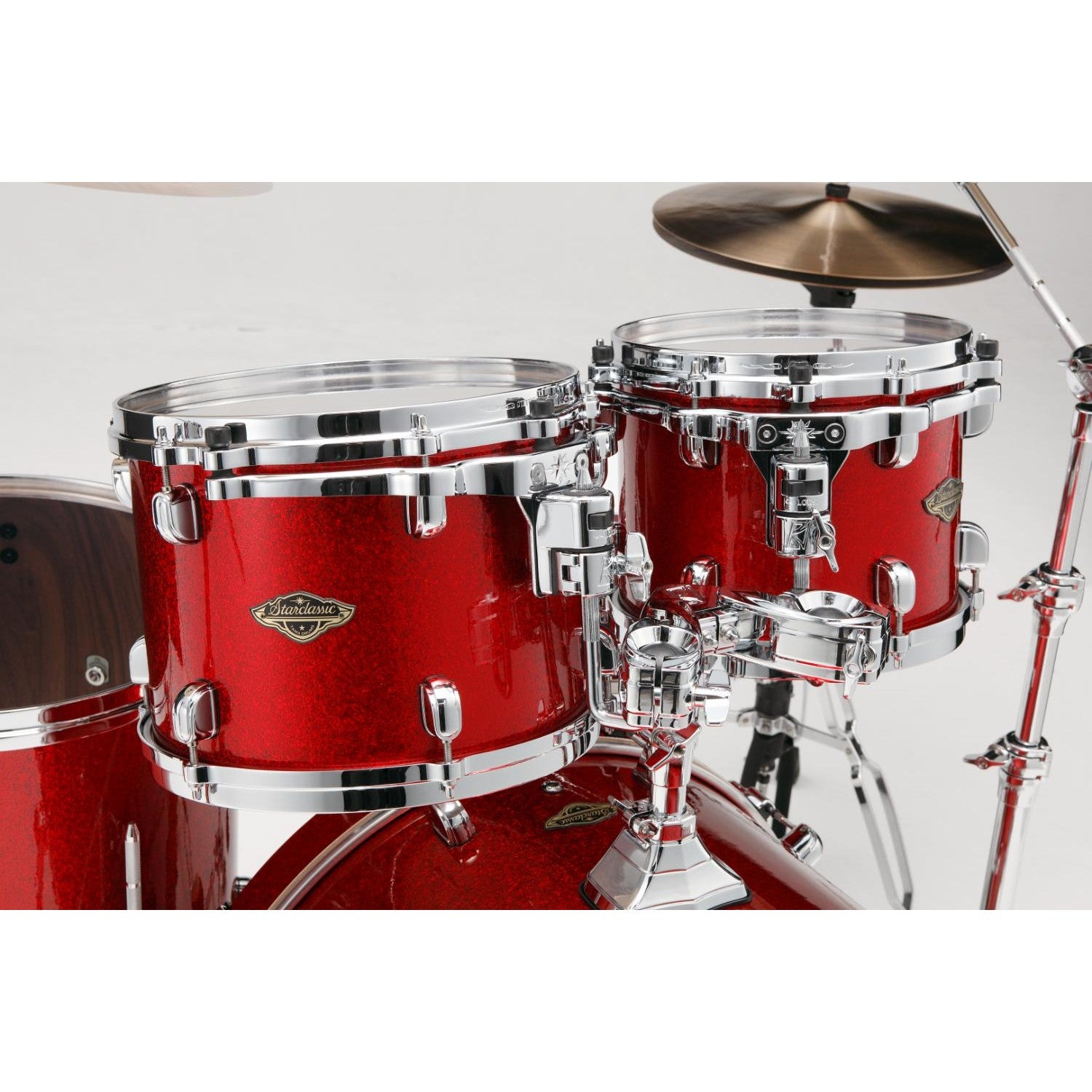 Tama Starclassic Walnut/Birch 5pc Drum Set Garnet Red Sparkle - Drum Center Of Portsmouth