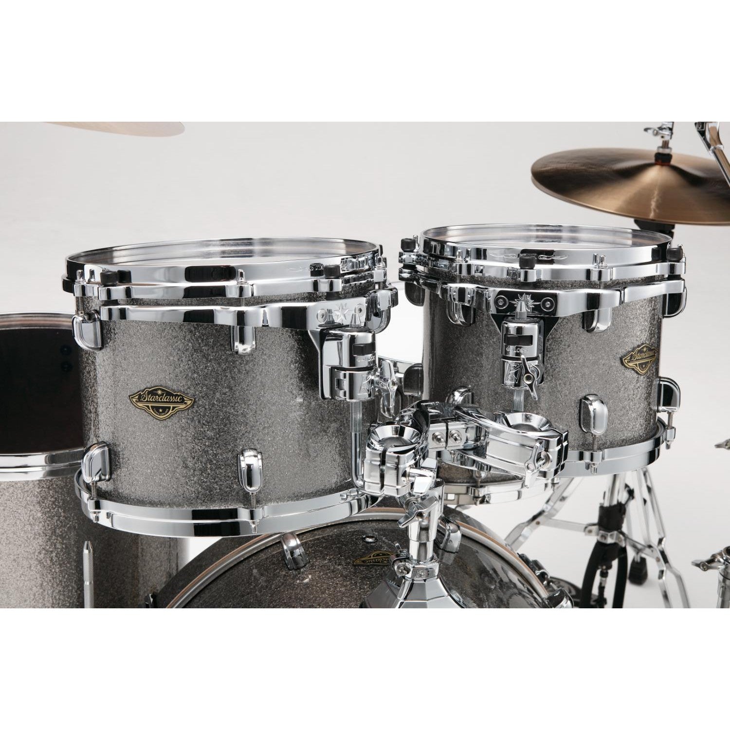 Tama Starclassic Walnut/Birch 5pc Drum Set Smoked Silver Sparkle - Drum Center Of Portsmouth