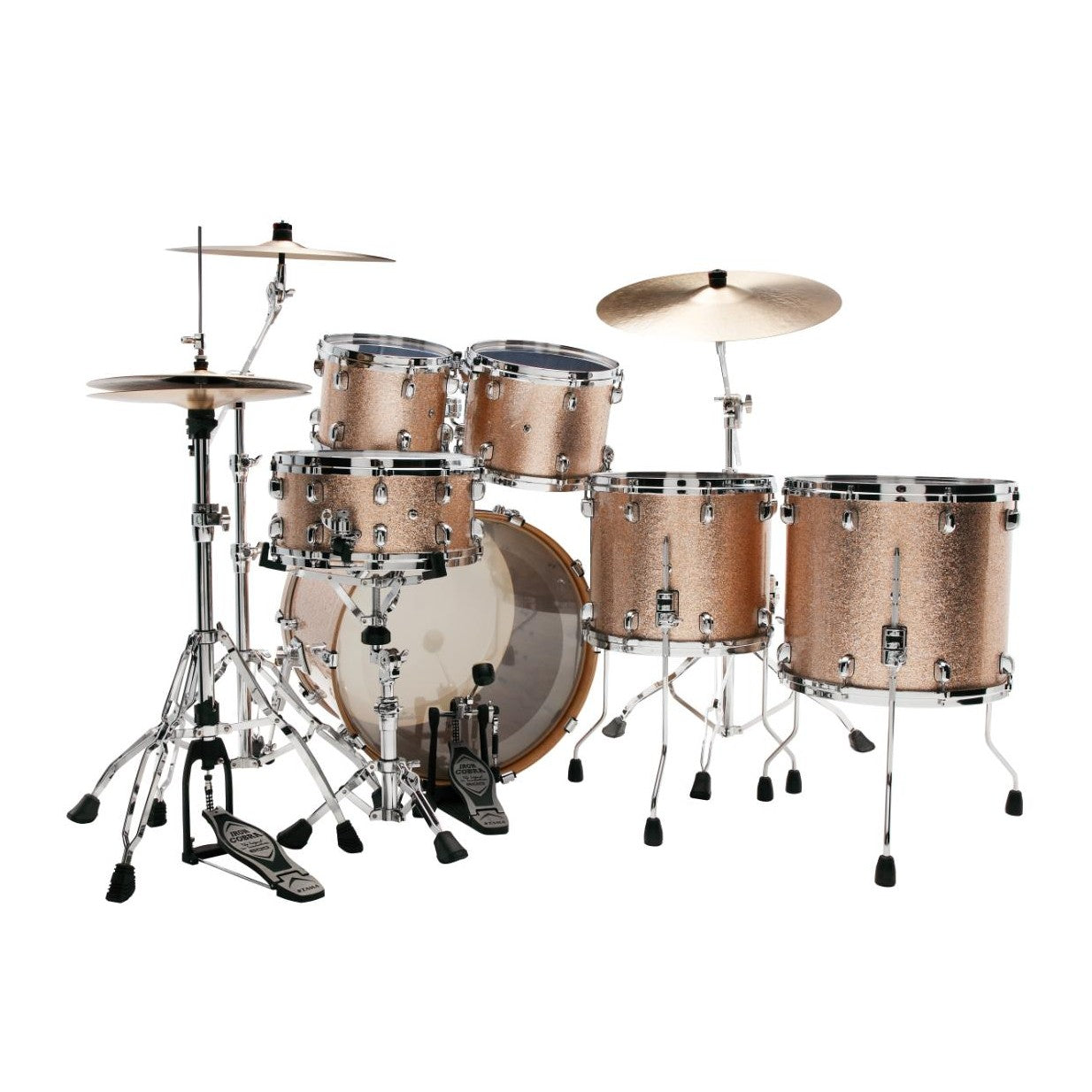 Tama Starclassic Walnut/Birch 5pc Drum Set Vintage Champagne Sparkle - Drum Center Of Portsmouth