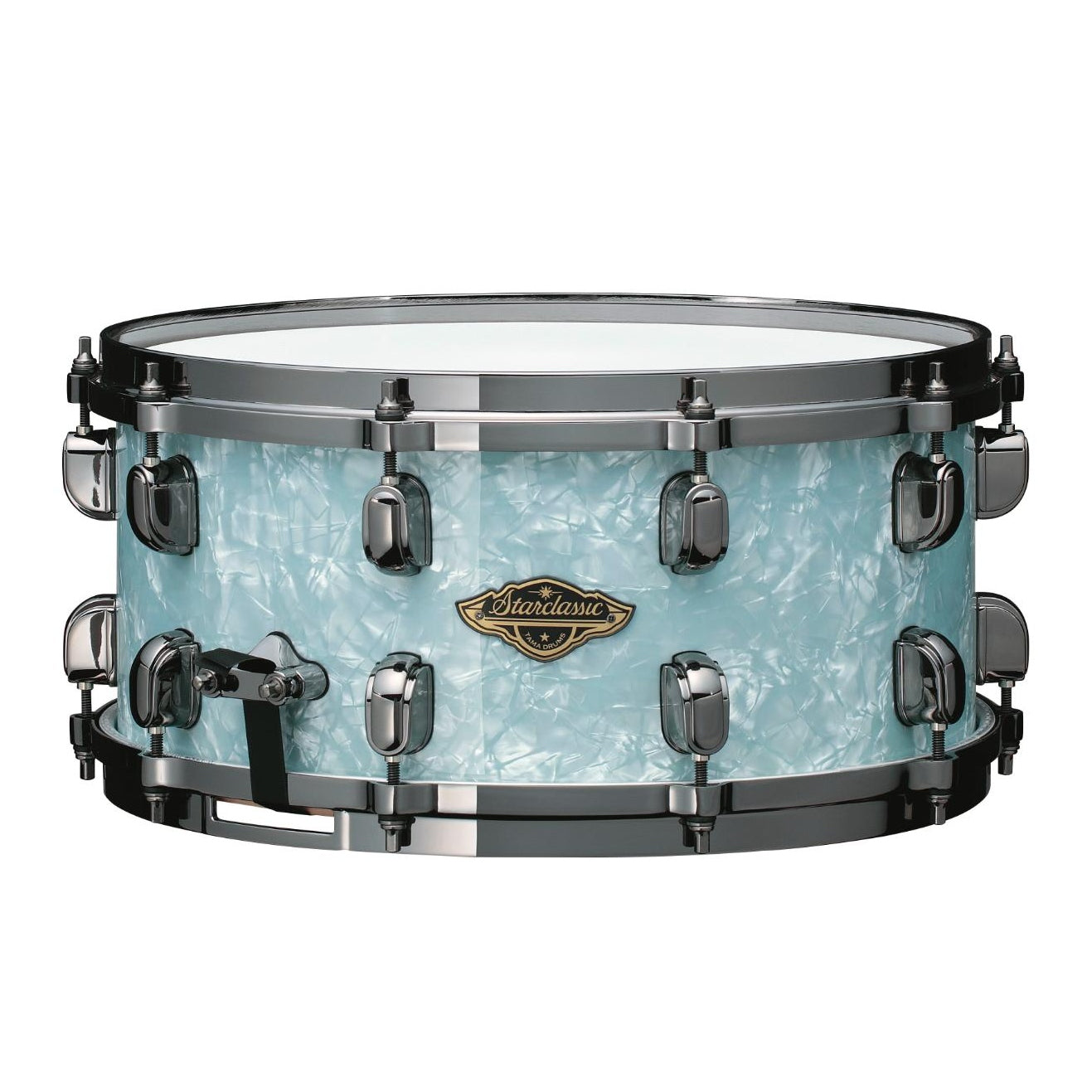 TAMAスタークラシック　ビーチシェル スネア　14×6.5インチ Tama Starclassic Walnut/Birch Snare Drum 14x6.5 Ice Blue Pearl
