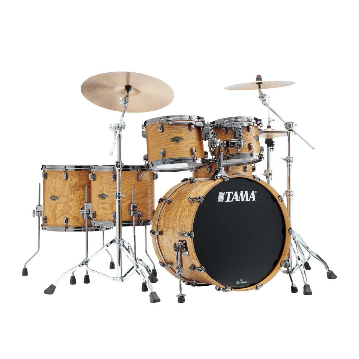 Tama Starclassic Walnut/Birch 5pc Drum Set w/22BD Matte Natural Tamo Ash