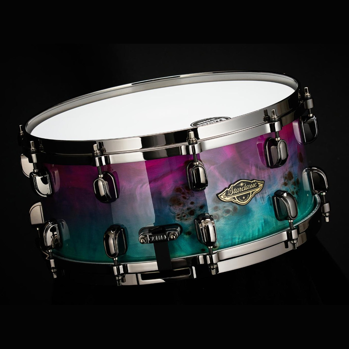 Tama Starclassic Walnut/Birch Snare Drum 14x6.5 Nebula Mappa Burl Fade