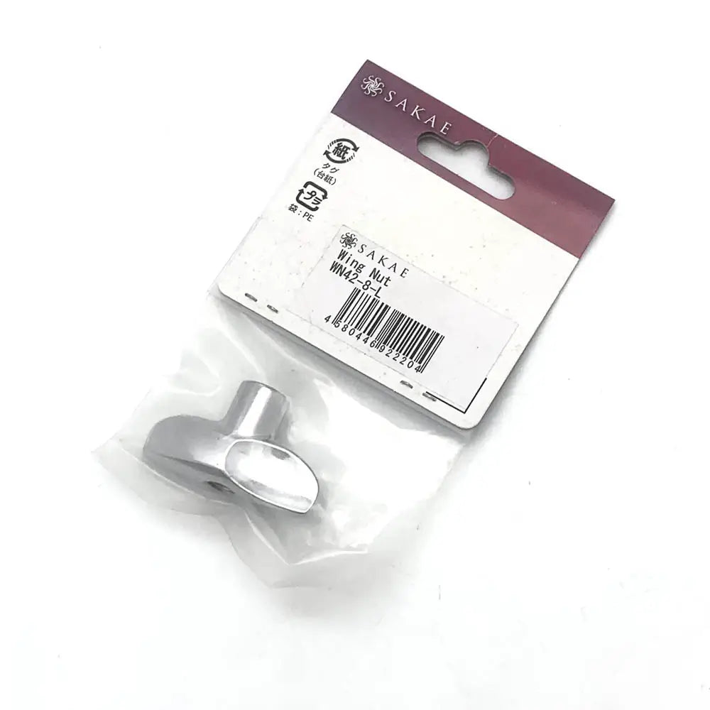 Sakae Wing Nut M8, Extended, Chrome - Drum Center Of Portsmouth