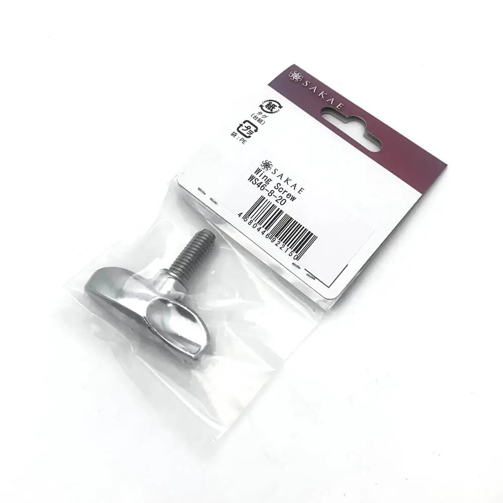 Sakae Wing Bolt M8x20, Large, Chrome