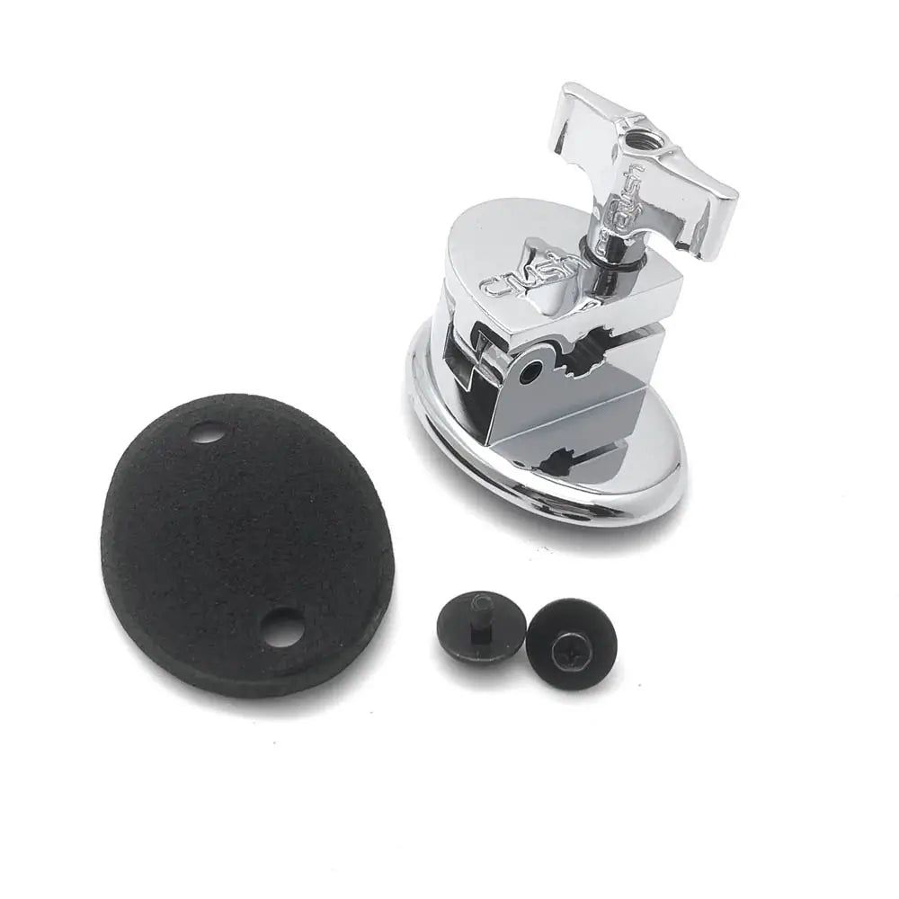Crush Tom Bracket, Chrome w/Logo - Drum Center Of Portsmouth