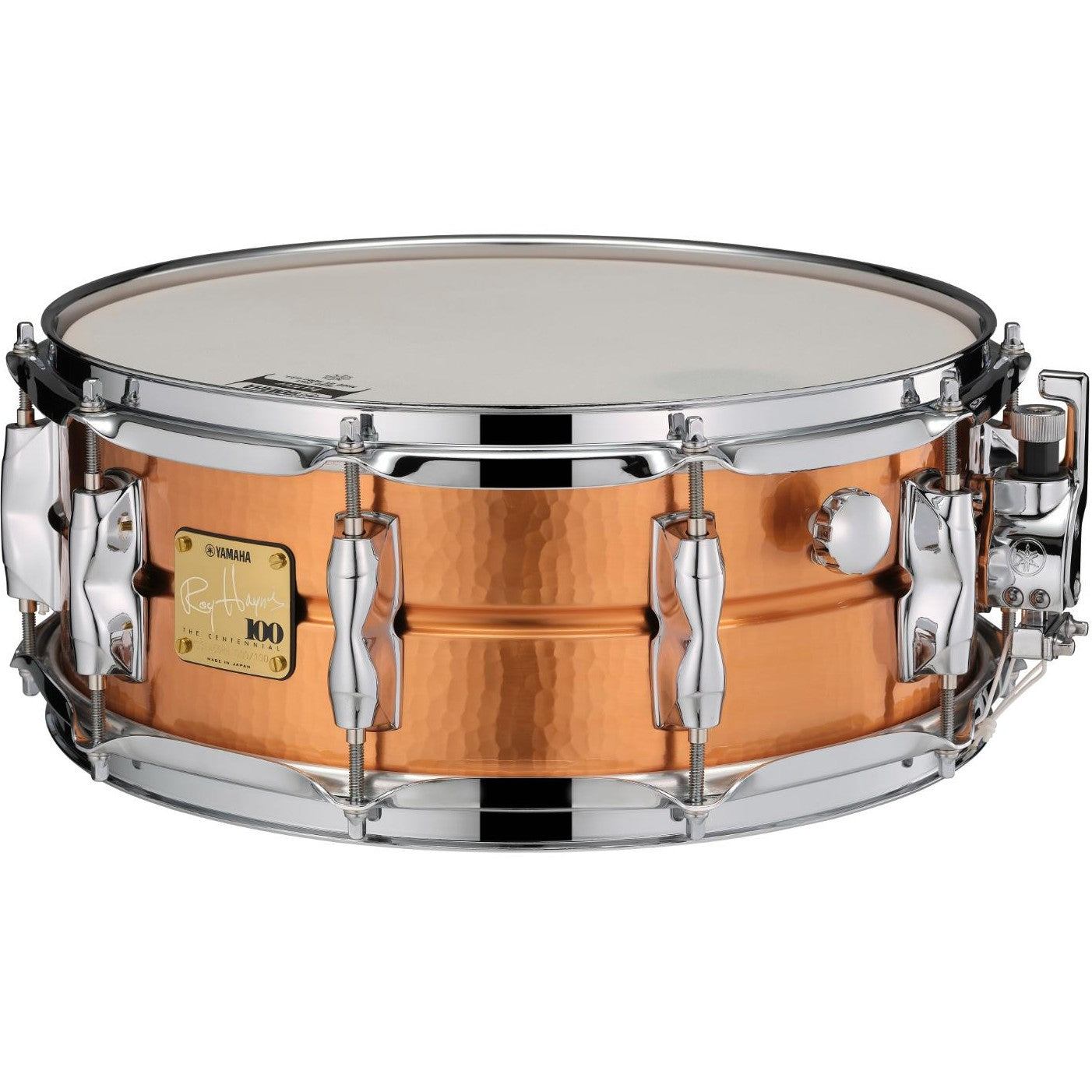 Yamaha Roy Haynes Signature Hand Hammered Copper Snare Drum 14x5.5 - Drum Center Of Portsmouth