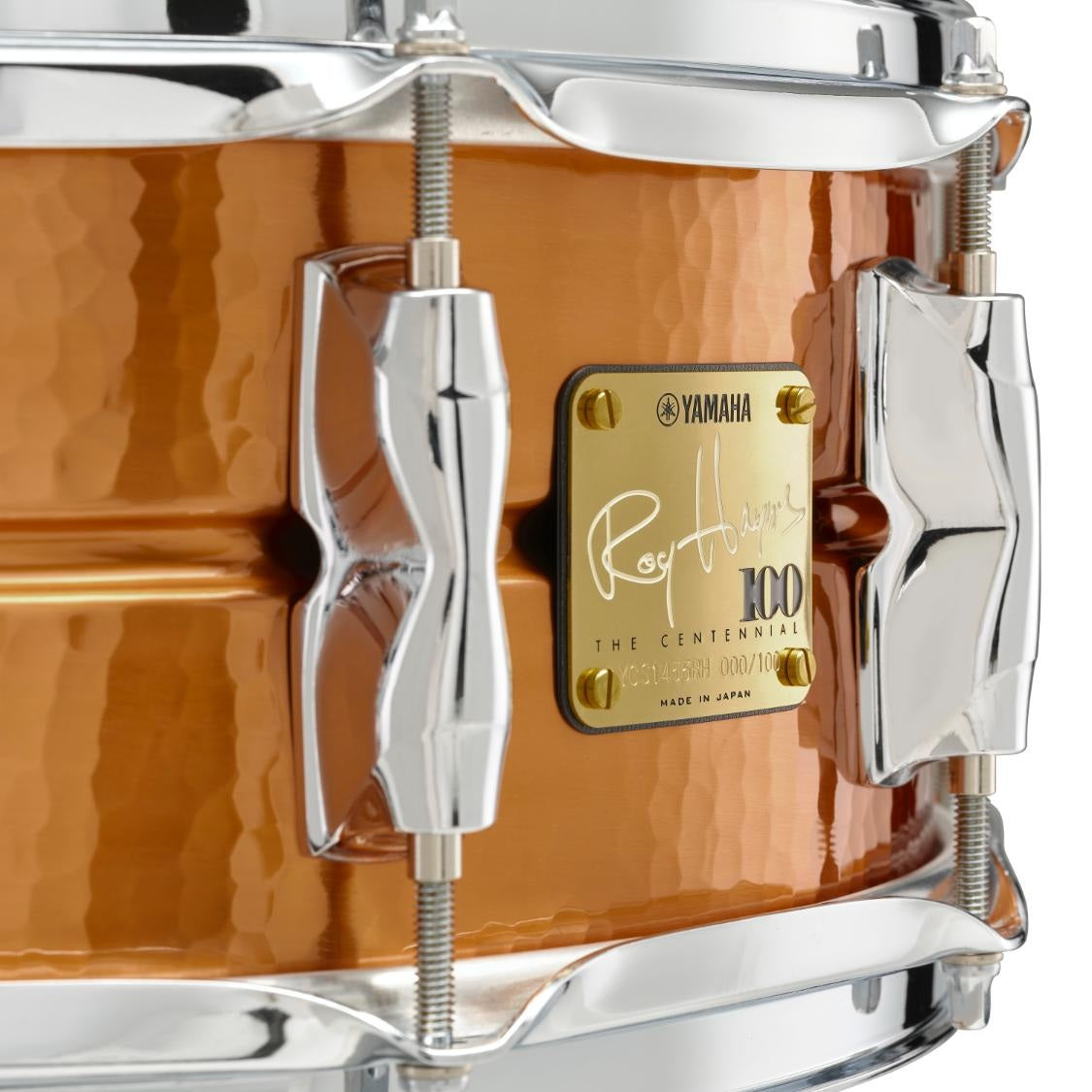 Yamaha Roy Haynes Signature Hand Hammered Copper Snare Drum 14x5.5 - Drum Center Of Portsmouth