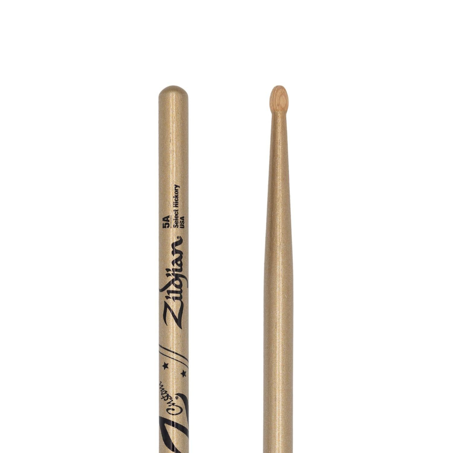 Zildjian Z Custom Limited Edition Drum Sticks 5A Gold Chroma, Wood Tip - Drum Center Of Portsmouth