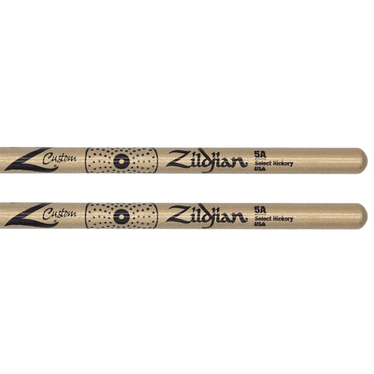 Zildjian Z Custom Limited Edition Drum Sticks 5A Gold Chroma, Nylon Tip - Drum Center Of Portsmouth