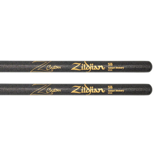 Zildjian Z Custom Limited Edition Drum Sticks 5B Black Chroma, Wood Tip - Drum Center Of Portsmouth