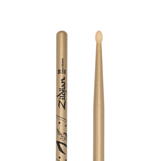 Zildjian Z Custom Limited Edition Drum Sticks 5B Gold Chroma, Wood Tip - Drum Center Of Portsmouth