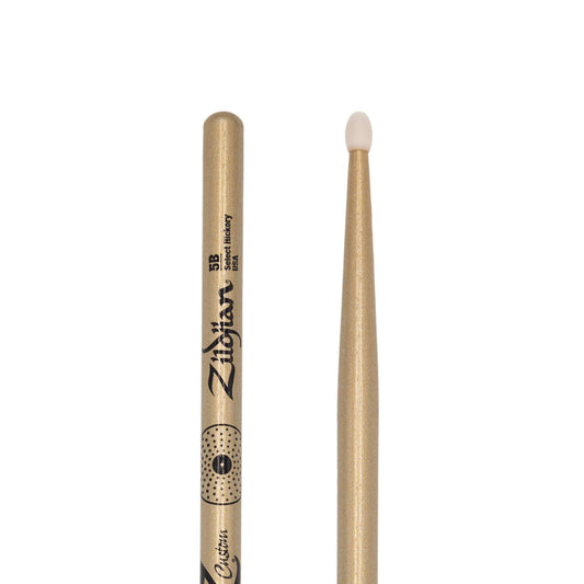 Zildjian Z Custom Limited Edition Drum Sticks 5B Gold Chroma, Nylon Tip - Drum Center Of Portsmouth