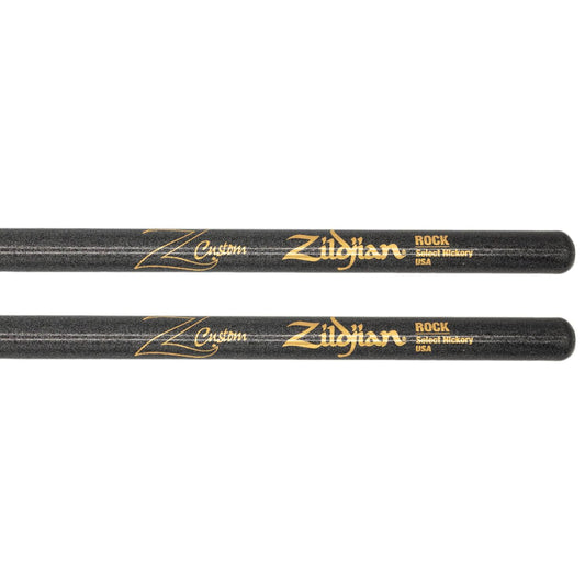 Zildjian Z Custom Limited Edition Drum Sticks ROCK Black Chroma, Wood Tip - Drum Center Of Portsmouth