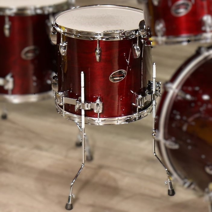 Sakae Almighty Birch Floor Tom 14x13 Wine - Drum Center Of Portsmouth