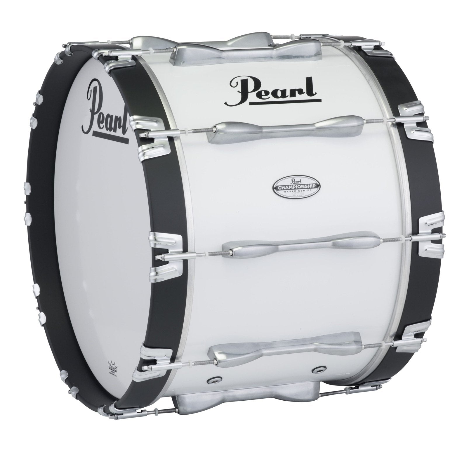 Pearl 20X14 Championship Maple Marching Bass Drum #33 - Pure White