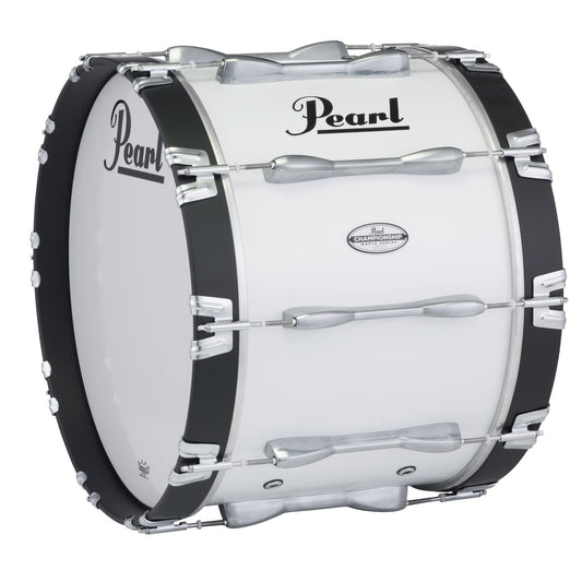 Pearl 20X14 Championship Maple Marching Bass Drum #33 - Pure White