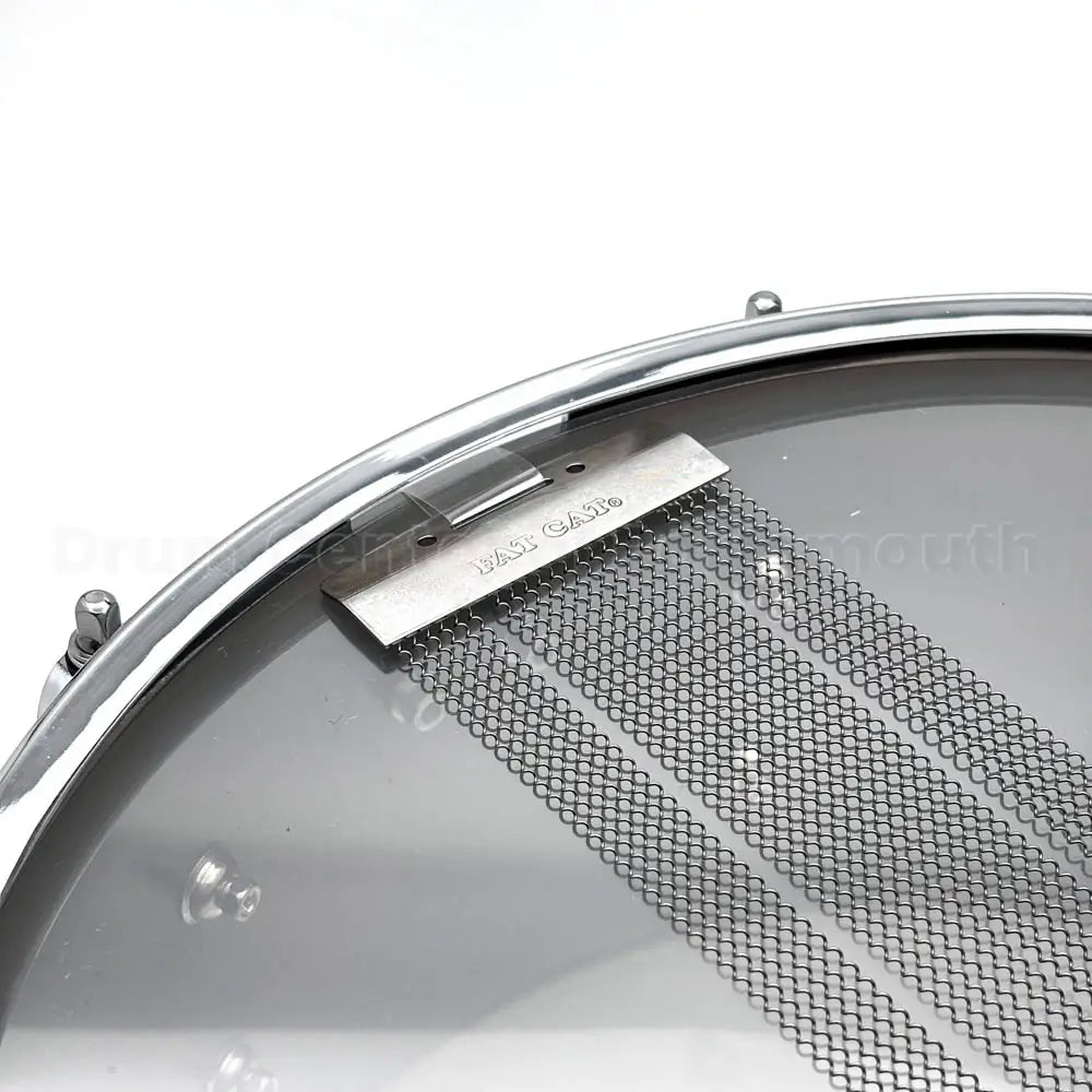 Ahead 3mm Cast Bell Brass Snare Drum 13x6 Black Chrome w/Trick Throw - Drum Center Of Portsmouth