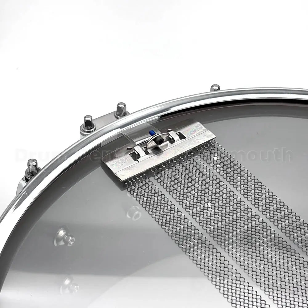 Ahead 3mm Cast Bell Brass Snare Drum 13x6 Black Chrome w/Trick Throw - Drum Center Of Portsmouth