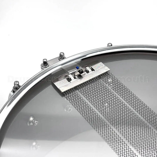 Ahead 3mm Cast Bell Brass Snare Drum 13x6 Black Chrome w/Trick Throw - Drum Center Of Portsmouth