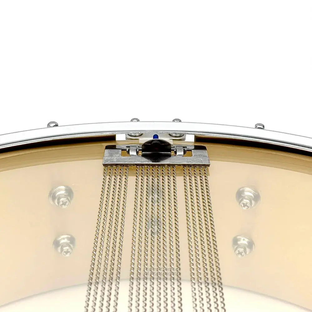 Ahead 3mm Cast Bell Brass Snare Drum 14x4 Polished w/Trick Throw-Off - Drum Center Of Portsmouth