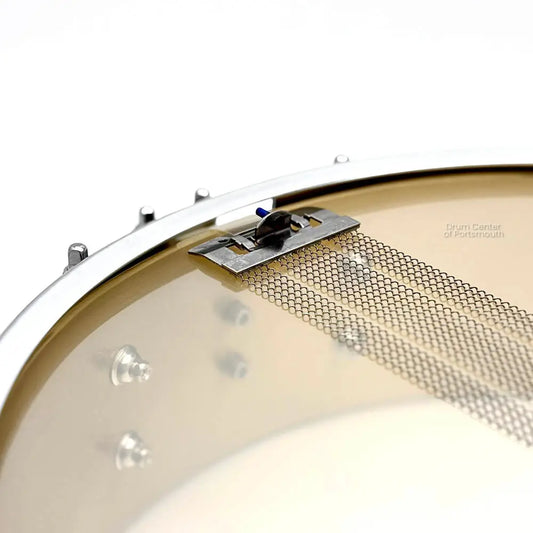 Ahead 3mm Cast Bell Brass Snare Drum 14x4 Polished w/Trick Throw-Off - Drum Center Of Portsmouth