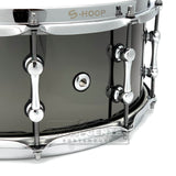 Ahead 3mm Cast Bell Brass Snare Drum 14x6 Black Chrome w/Trick Throw-Off - Drum Center Of Portsmouth