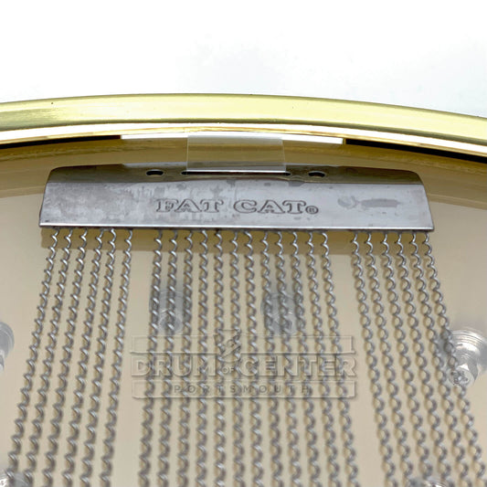 Ahead 3mm Cast Bell Brass Snare Drum 14x6 Polished w/Brass Hw & Trick Throw-Off - Drum Center Of Portsmouth