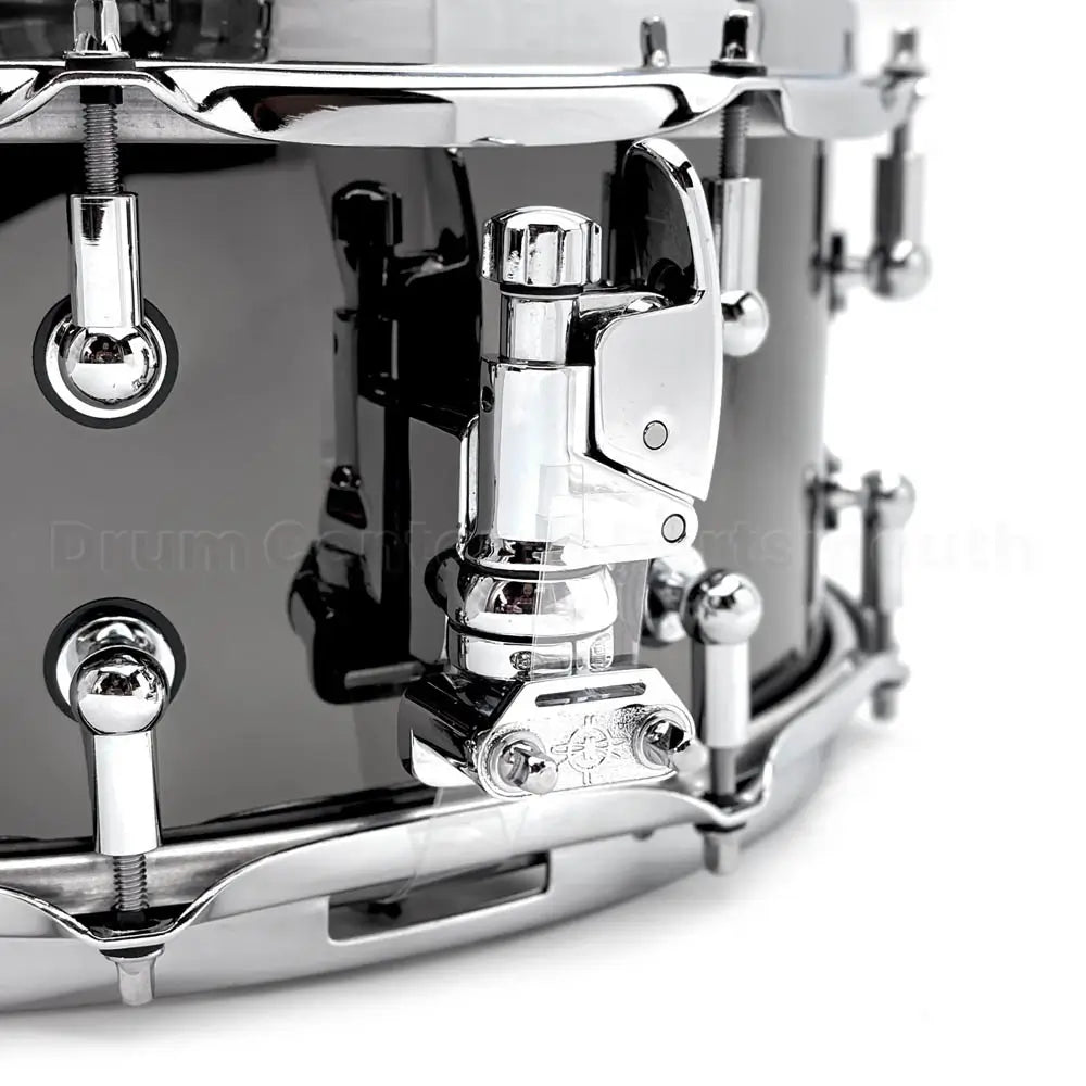 Ahead Black Chrome On Brass Snare Drum 14x6 w/20 Lugs - Drum Center Of Portsmouth