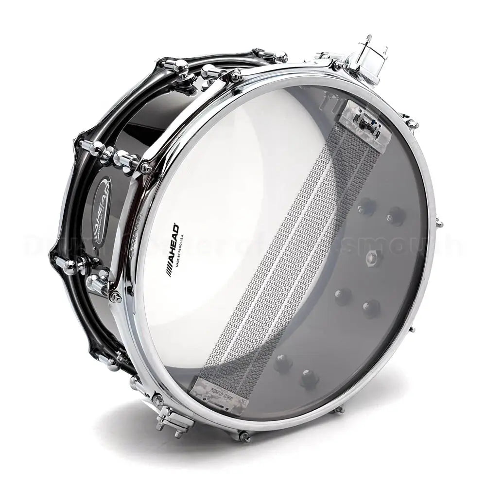 Ahead Black Chrome On Brass Snare Drum 14x6 w/20 Lugs - Drum Center Of Portsmouth