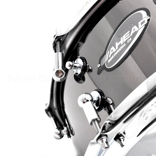Ahead Black Chrome On Brass Snare Drum 14x6 w/20 Lugs - Drum Center Of Portsmouth