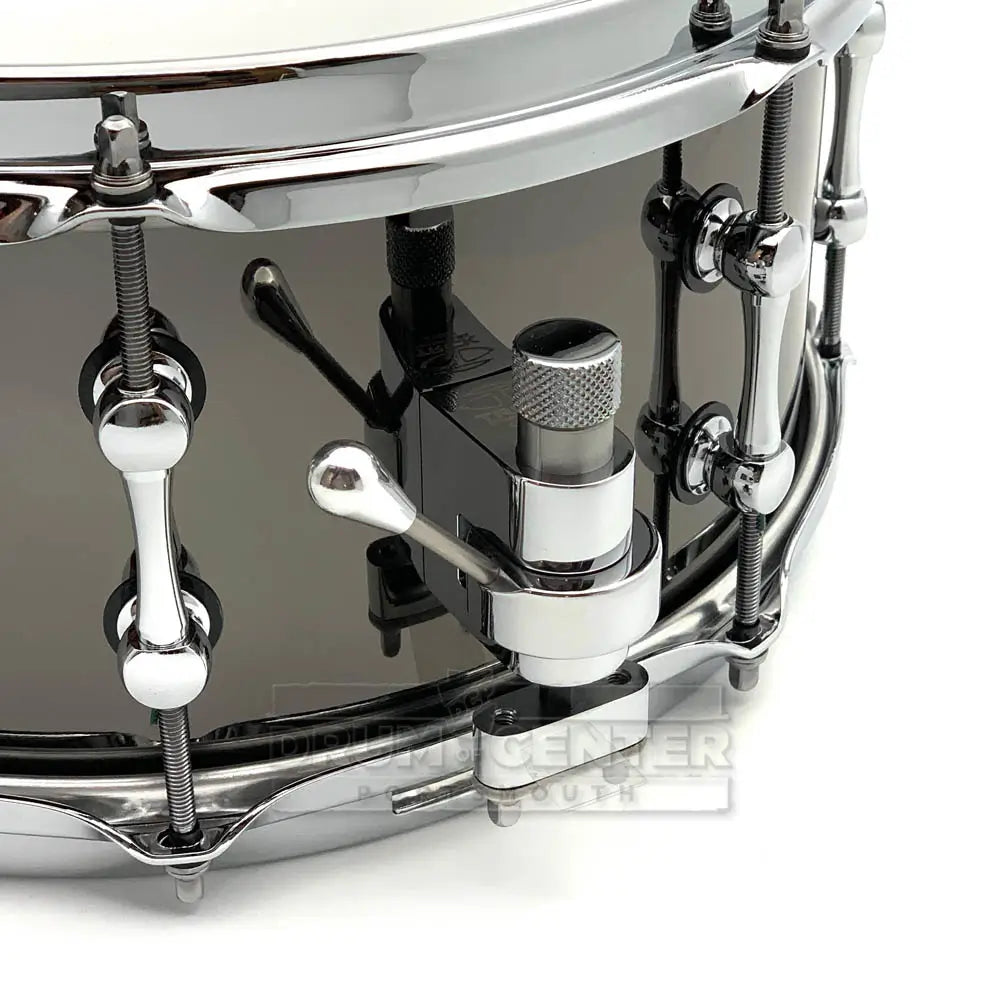 Ahead Black Chrome On Brass Snare Drum 13x6 w/Trick Throw-Off - Drum Center Of Portsmouth